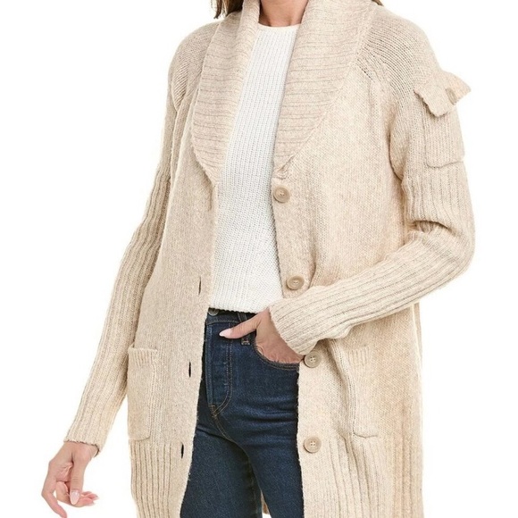 CAbi Sweaters - Cabi Steady Knit Cardigan Wheat